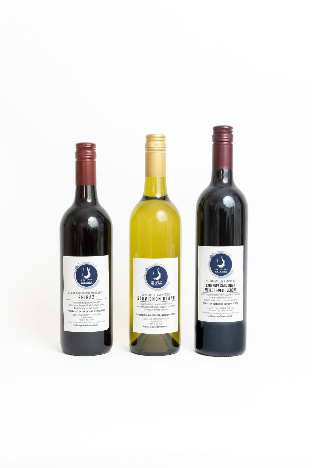 Kallista Cellars Gift Box | 2 Red + 1 White